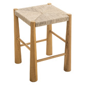 Continental Designs 64cm Calista Teak Wood Counter Stool