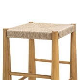 Continental Designs 64cm Calista Teak Wood Counter Stool
