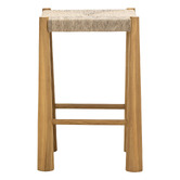 Continental Designs 64cm Calista Teak Wood Counter Stool