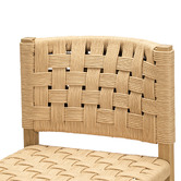 Continental Designs 67cm Karen Low Back Teak Wood Bar Stool