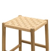 Continental Designs 67cm Karen Teak Wood Bar Stool