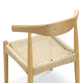 Continental Designs Natural Elyse Ash Wood Dining Chairs