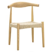 Continental Designs Natural Elyse Ash Wood Dining Chairs
