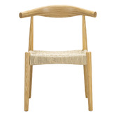Continental Designs Natural Elyse Ash Wood Dining Chairs