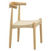 Continental Designs Natural Elyse Ash Wood Dining Chairs