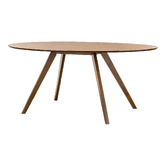 Continental Designs Carol Oak Veneer Dining Table
