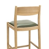 Continental Designs 68.5cm Skyler Cowhide Leather &amp; Teak Wood Counter Stool