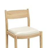 Continental Designs 68.5cm Skyler Cowhide Leather &amp; Teak Wood Counter Stool
