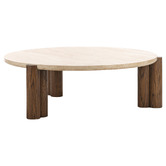 Continental Designs Dani Turkish Travertine Coffee Table