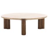 Continental Designs Dani Turkish Travertine Coffee Table