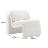 Continental Designs Carl Boucle Accent Chair
