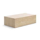 Continental Designs Rodger Rectangular Turkish Travertine Coffee Table