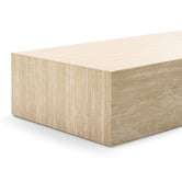 Continental Designs Rodger Rectangular Turkish Travertine Coffee Table