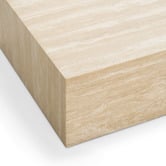 Continental Designs Rodger Rectangular Turkish Travertine Coffee Table