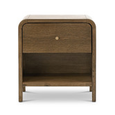 Continental Designs Connor Rubberwood Bedside Table