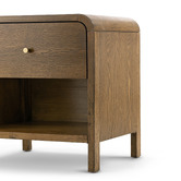 Continental Designs Connor Rubberwood Bedside Table
