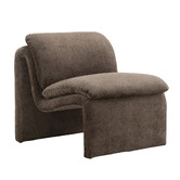 Continental Designs Cubie Brown Chenille Accent Chair