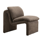 Continental Designs Cubie Brown Chenille Accent Chair