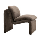 Continental Designs Cubie Brown Chenille Accent Chair