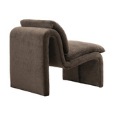 Continental Designs Cubie Brown Chenille Accent Chair