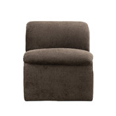 Continental Designs Cubie Brown Chenille Accent Chair