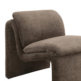 Continental Designs Cubie Brown Chenille Accent Chair