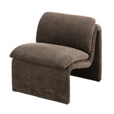 Continental Designs Cubie Brown Chenille Accent Chair