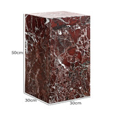 Continental Designs Gaia Marble Plinth Side Table