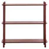 Continental Designs Harper 3 Tier Low Bookshelf