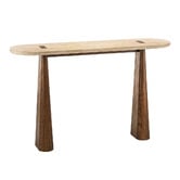 Continental Designs Lalucha Turkish Travertine Stone Console Table