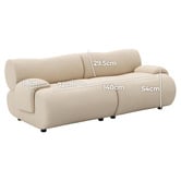 Continental Designs Delaney 2 Seater Modular Sofa