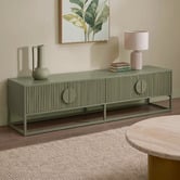 Continental Designs 180cm Tessa Ripple Slatted TV Unit