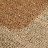 Lifestyle Floors Yazid Hand-Woven Jute Shaped Rug