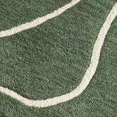 Lifestyle Floors Green Rhexia Hand-Tufted Wool Rug