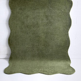 Lifestyle Floors Green Astra Hand-Tufted Scalloped Rug