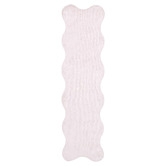 Lifestyle Floors Blush Effie Hand-Tufted Scalloped Runner
