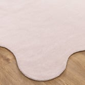 Lifestyle Floors Blush Effie Hand-Tufted Scalloped Rug