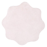 Lifestyle Floors Blush Effie Hand-Tufted Scalloped Shaped Rug