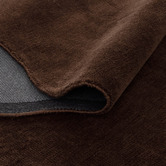 Lifestyle Floors Chocolate Effie Hand-Tufted Scalloped Runner