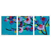 Our Artists' Collection Maggie Blue Triptych Wall Art