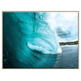 Our Artists&#039; Collection Turquoise Wave  Printed Wall Art