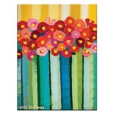 Our Artists' Collection Vintage Poppies Stretched Canvas