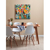 Our Artists' Collection Palette Poppies Canvas Wall Art