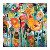 Our Artists' Collection Palette Poppies Canvas Wall Art