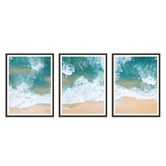 Perfect Sands Printed Wall Art Triptych | Temple & Webster