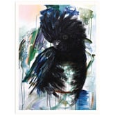 Our Artists' Collection Vincent Black Cockatoo Printed Wall Art