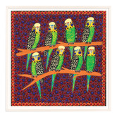 Our Artists&#039; Collection Budgies Printed Wall Art