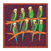 Our Artists&#039; Collection Budgies Printed Wall Art