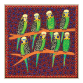 Our Artists&#039; Collection Budgies Printed Wall Art