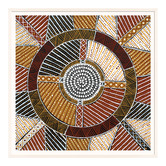 Our Artists&#039; Collection Japarra Natural Ochre Printed Wall Art